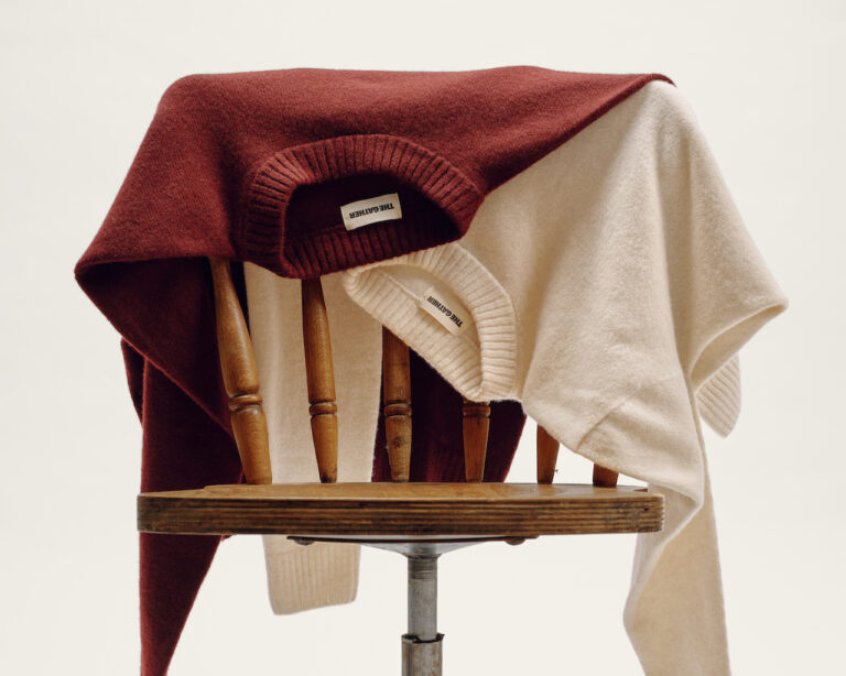 Flatlay image of THEGATHER pieces